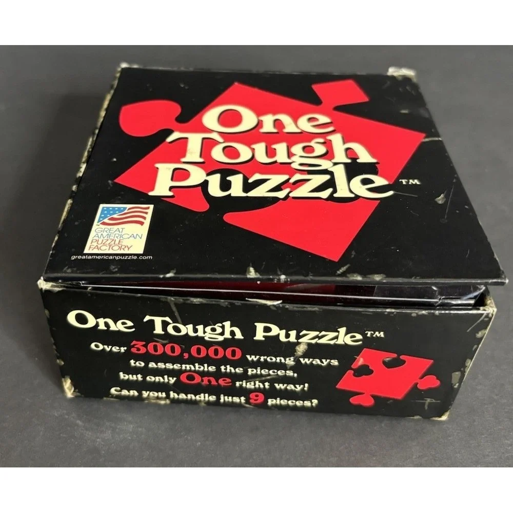 One Tough Puzzle Great American Puzzle Factory Complete Vintage